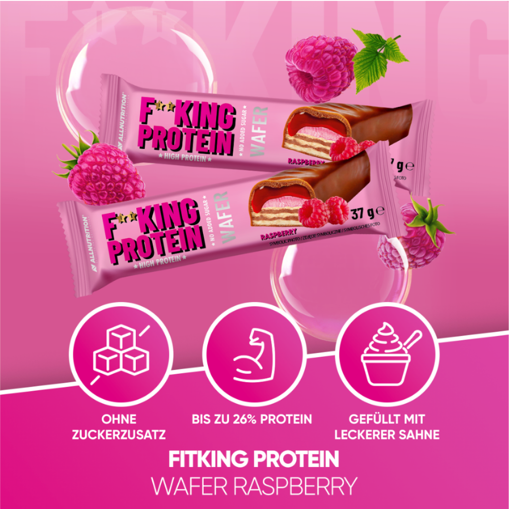 ALL NUTRITION® F**KING PROTEIN WAFER 24x37g Raspberry