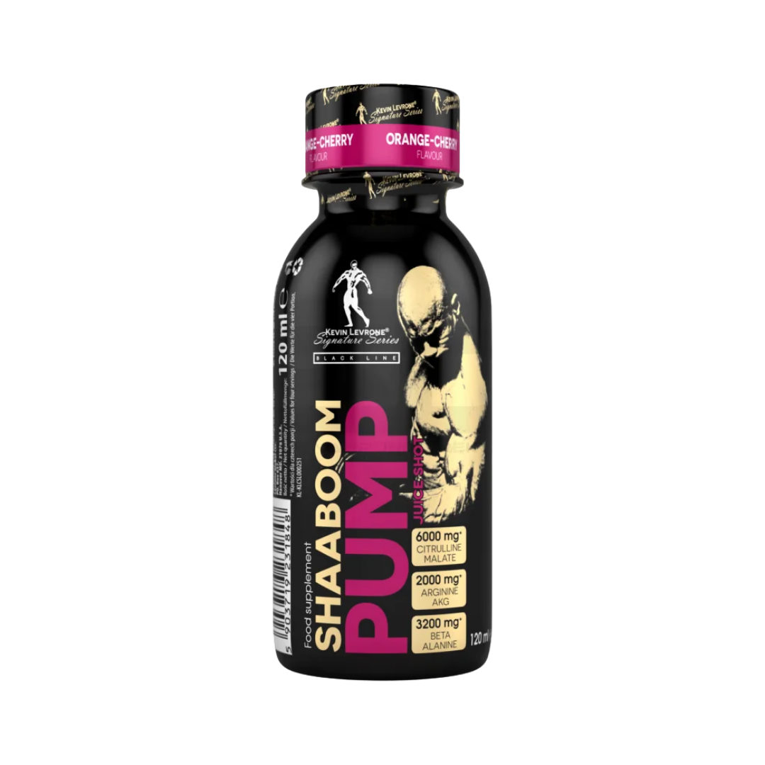 Kevin Levrone Shaboom Pump JUICE Shots 12x120ml Orange Cherry